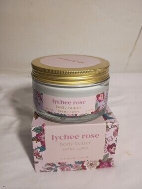 Mistral Lychee Rose Body Butter (5.4 fl oz / 160 mL) NIB